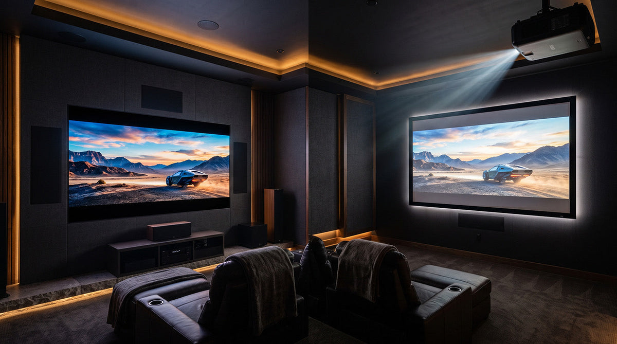 MicroLED TV vs. Projector: How to Choose the Right Large-Screen Display for Your Home Theater