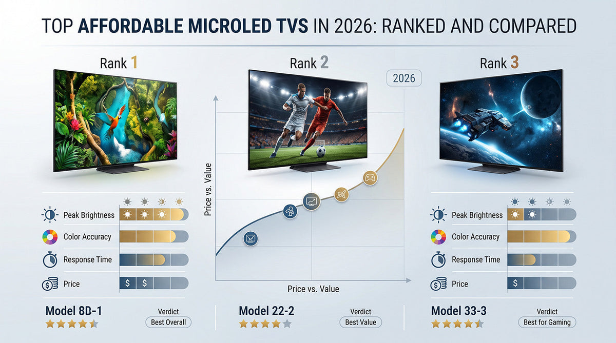 Top Affordable MicroLED TVs in 2026: Ranked and Compared