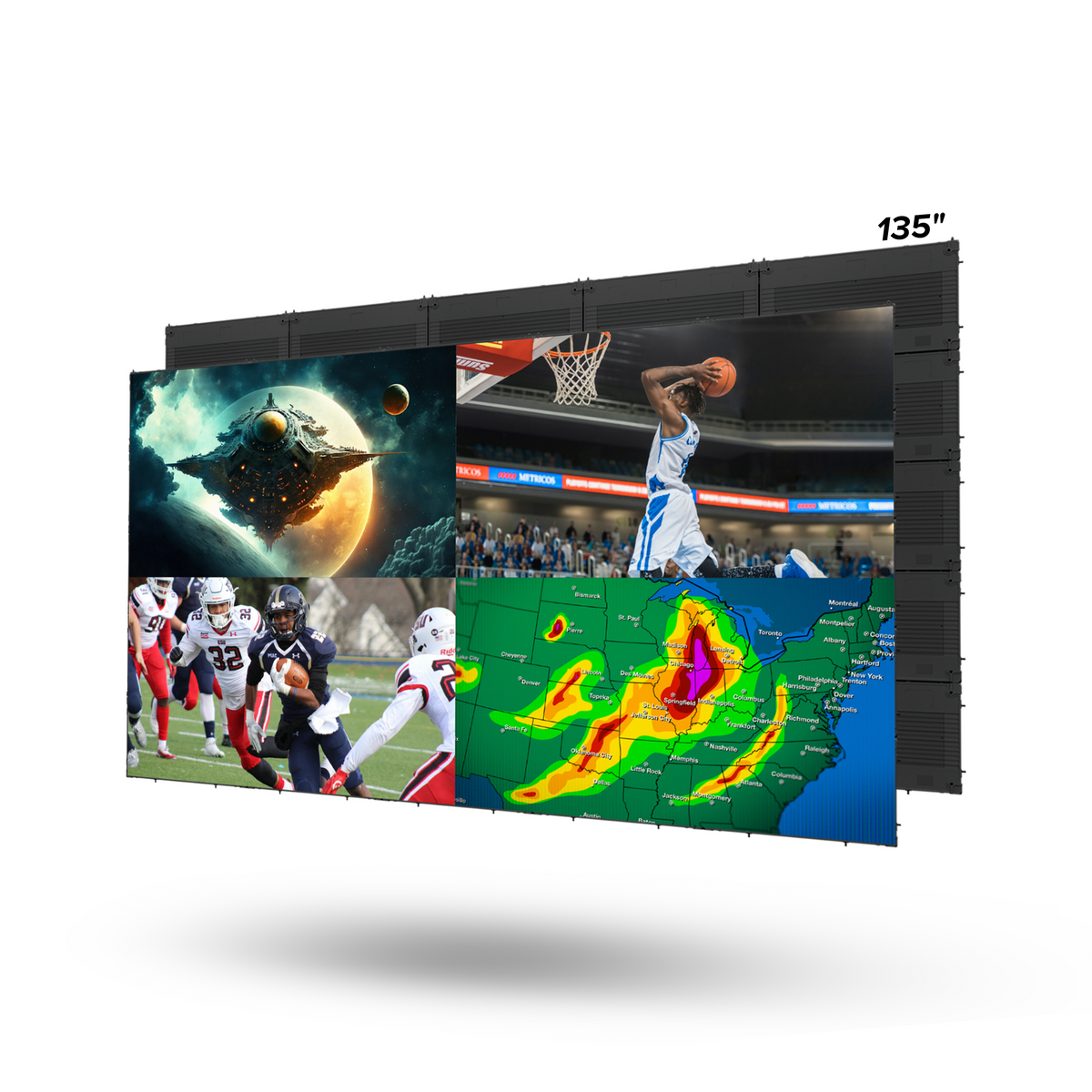 135" MicroLED display